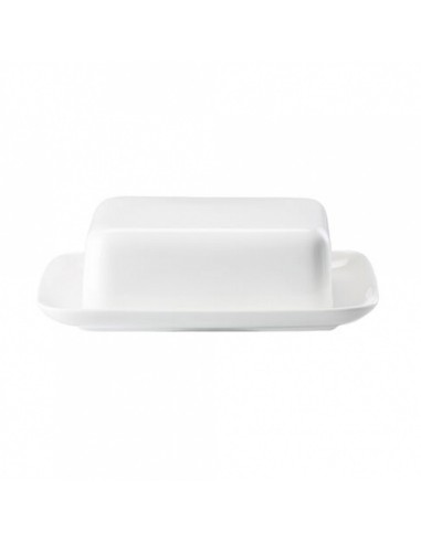 Portaburro burriera Jade bianco in bone china Rosenthal