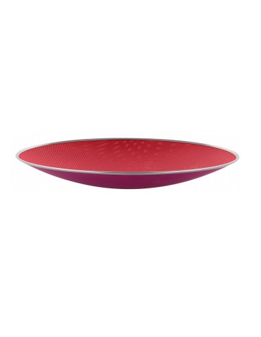 Centrotavola Cohncave rosso cm.33  design CSA, Susan Cohn per Alessi