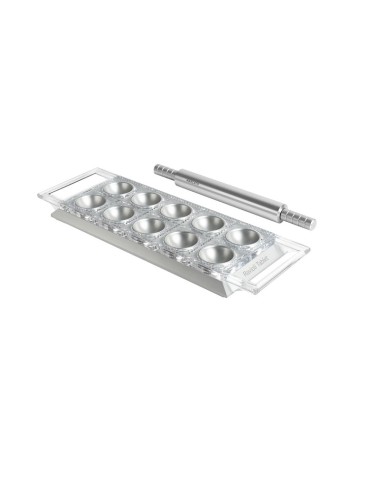 Ravioli tablet set per 10 ravioli con mattarello Marcato